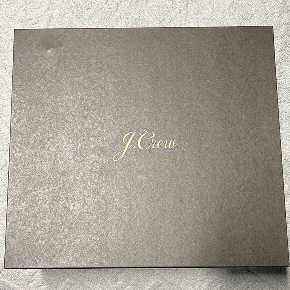 J.Crew Rib-cuff boots in Italian leather Black Gray Size 8 NWB - Picture 14 of 15